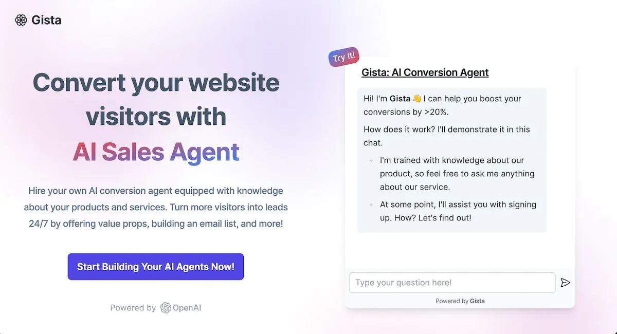 Gista Hosting provider